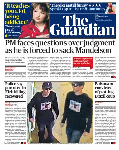 The Guardian Newspaper issue Friday, 12 September 2025