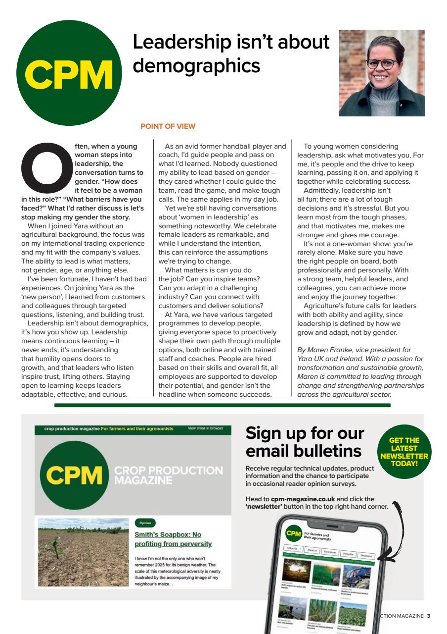Crop Production Magazine Preview Pages