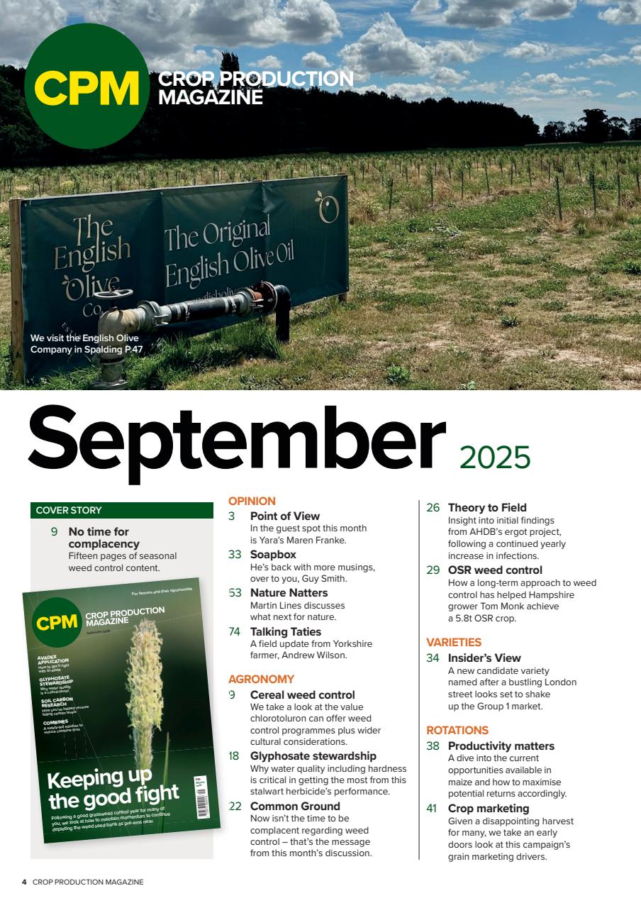 Crop Production Magazine Preview Pages