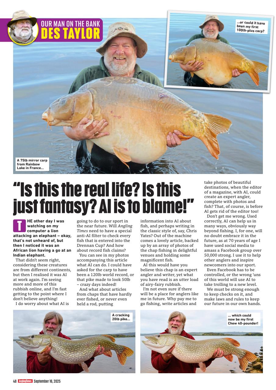 Angling Times Preview Pages