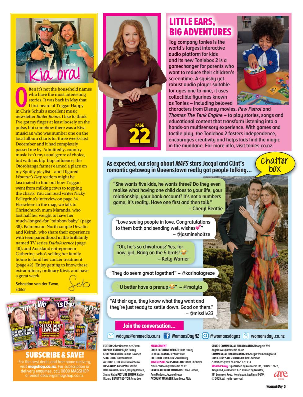 Woman's Day NZ Preview Pages