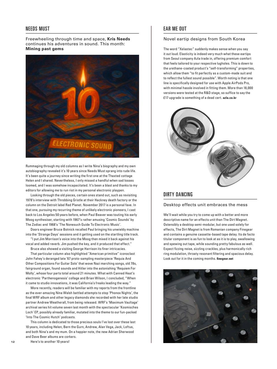 Electronic Sound Preview Pages