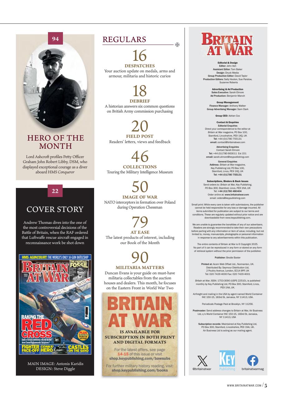 Britain at War Magazine Preview Pages