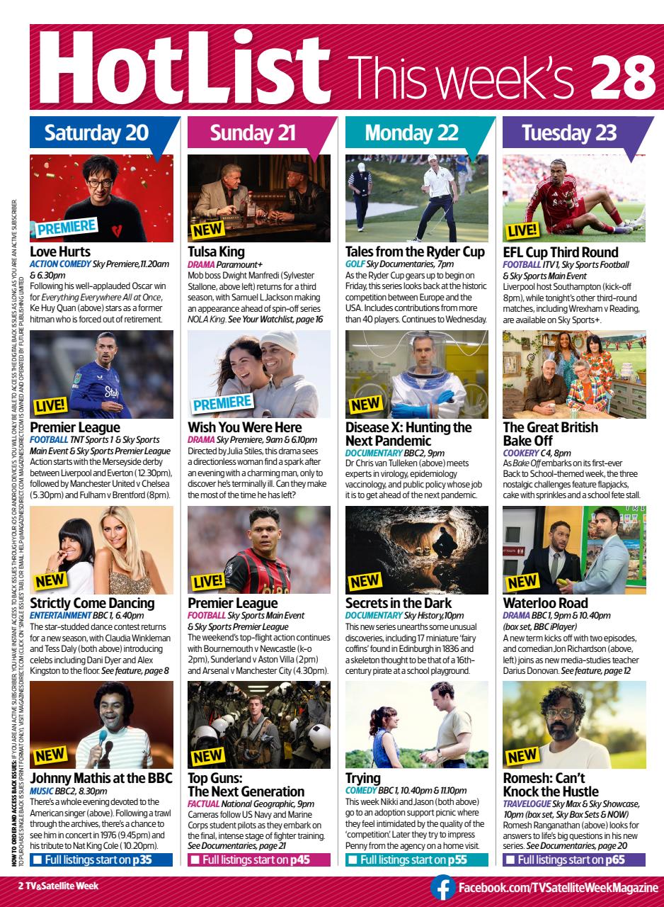 TV & Satellite Week Preview Pages