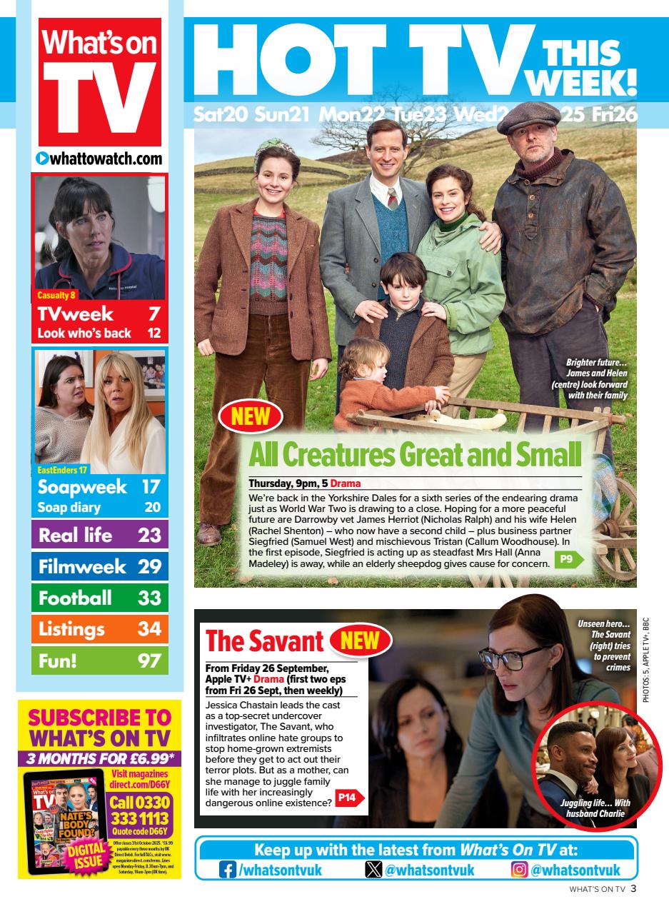 What's on TV Preview Pages