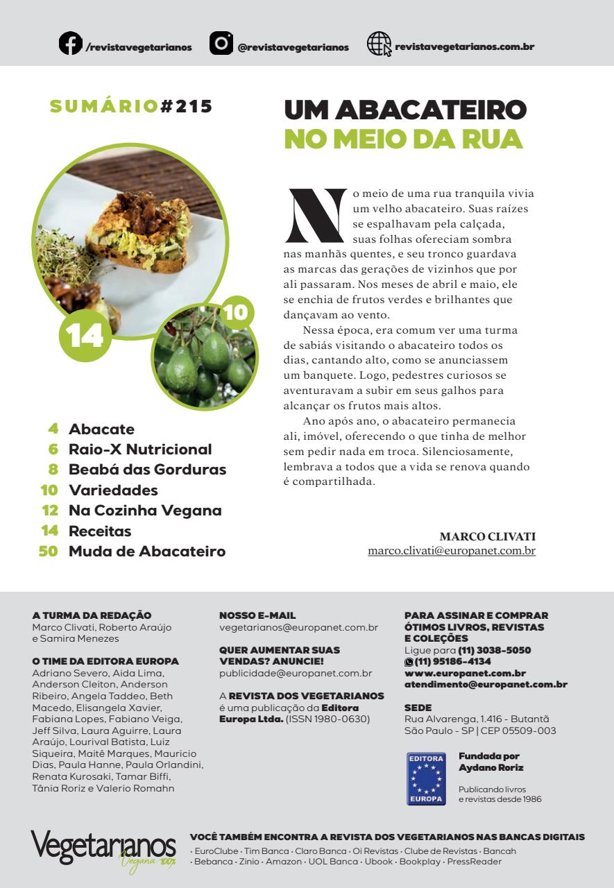 Vegetarianos Preview Pages