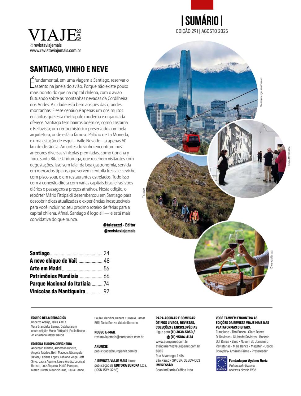 Viaje Mais Preview Pages