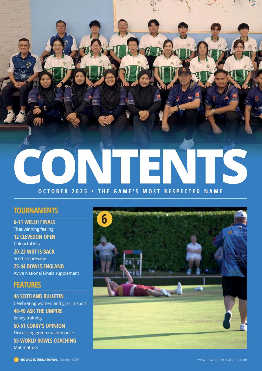 Bowls International Preview Pages