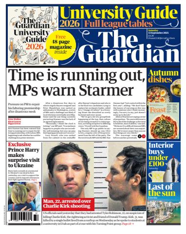 The Guardian Newspaper issue Saturday, 13 September 2025