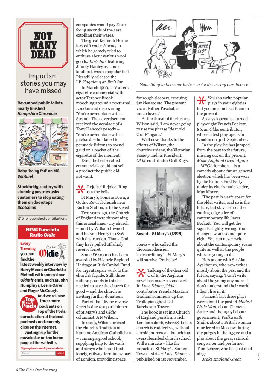 The Oldie Preview Pages