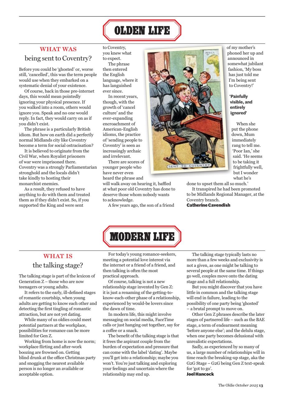 The Oldie Preview Pages