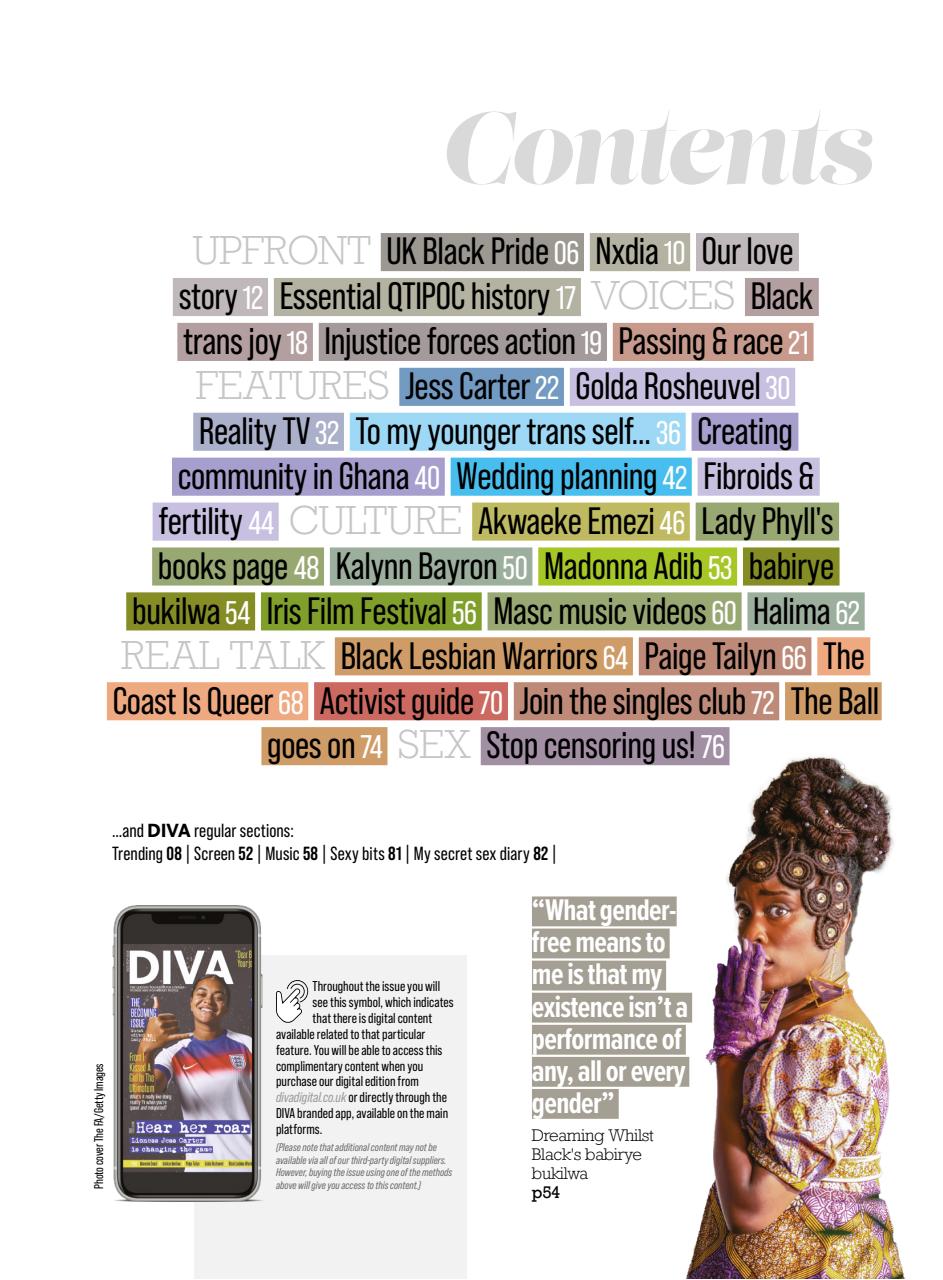 DIVA Magazine Preview Pages