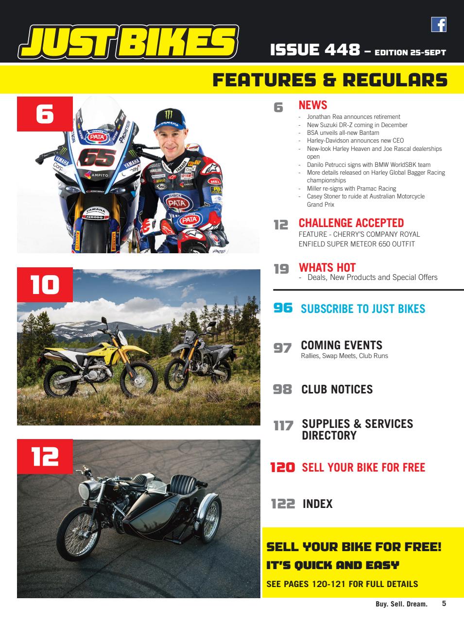 JUST BIKES Preview Pages