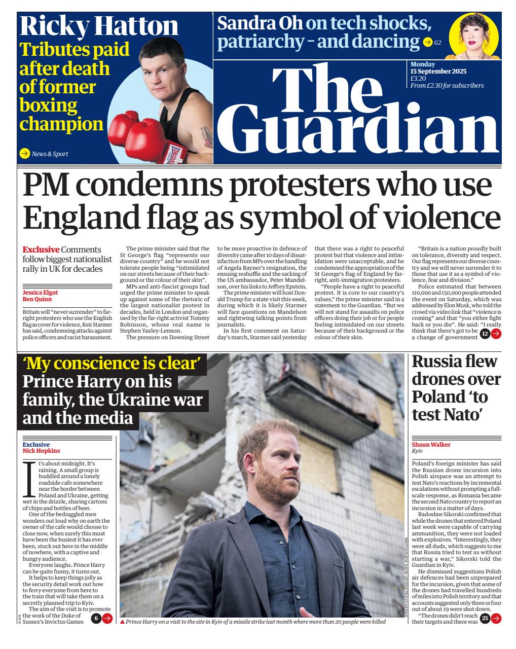 The Guardian Newspaper Preview Pages