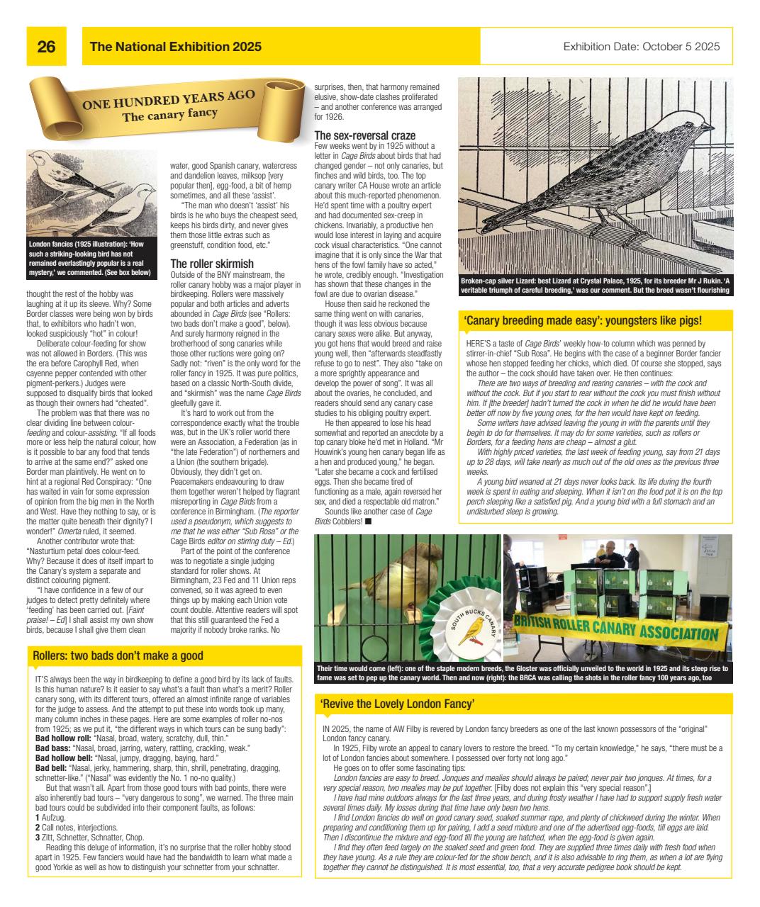 Cage & Aviary Birds Preview Pages