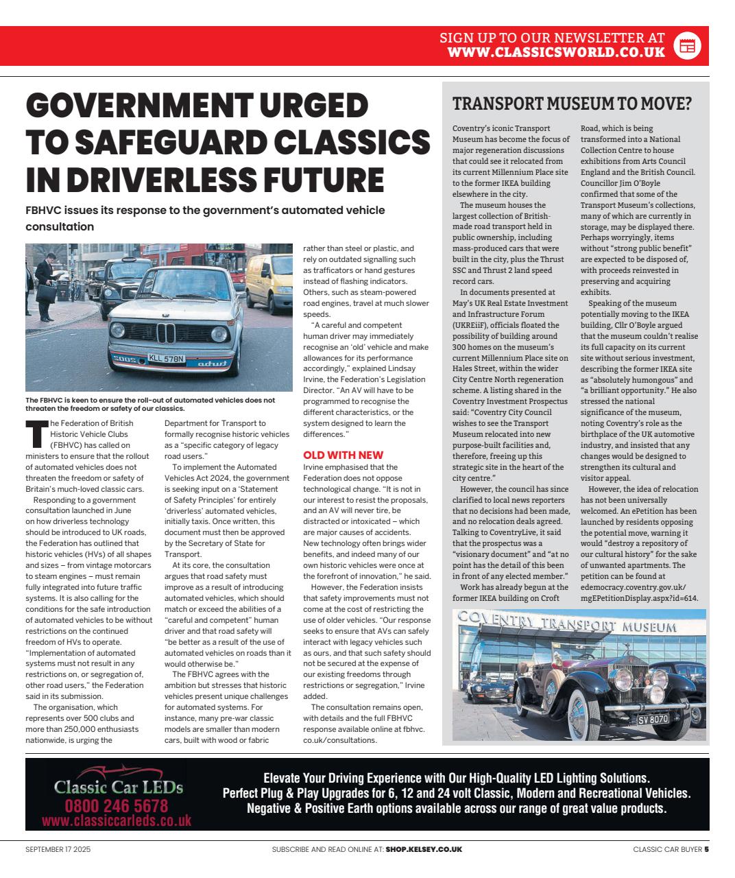 Classic Car Buyer Preview Pages