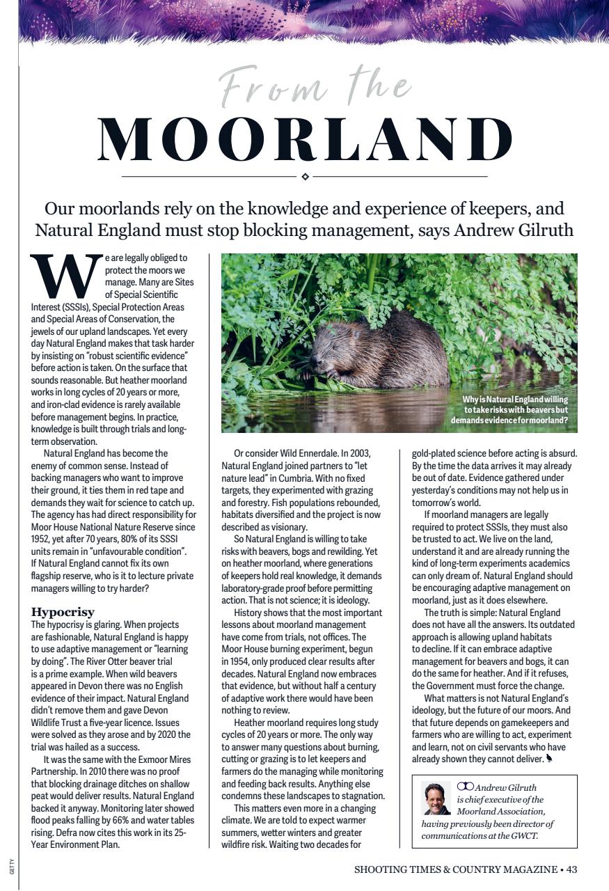 Shooting Times & Country Preview Pages