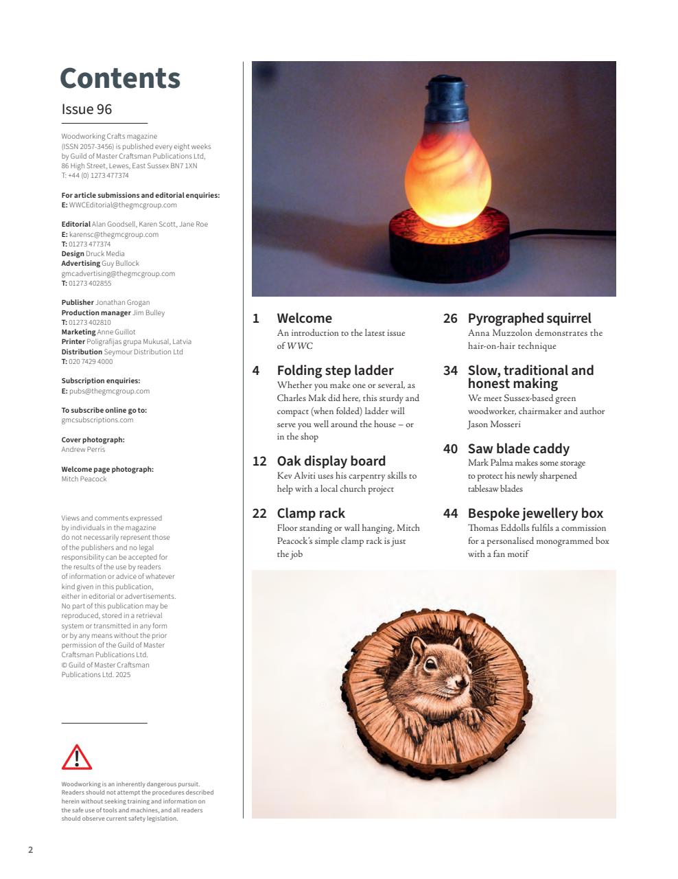 Woodworking Crafts Magazine Preview Pages