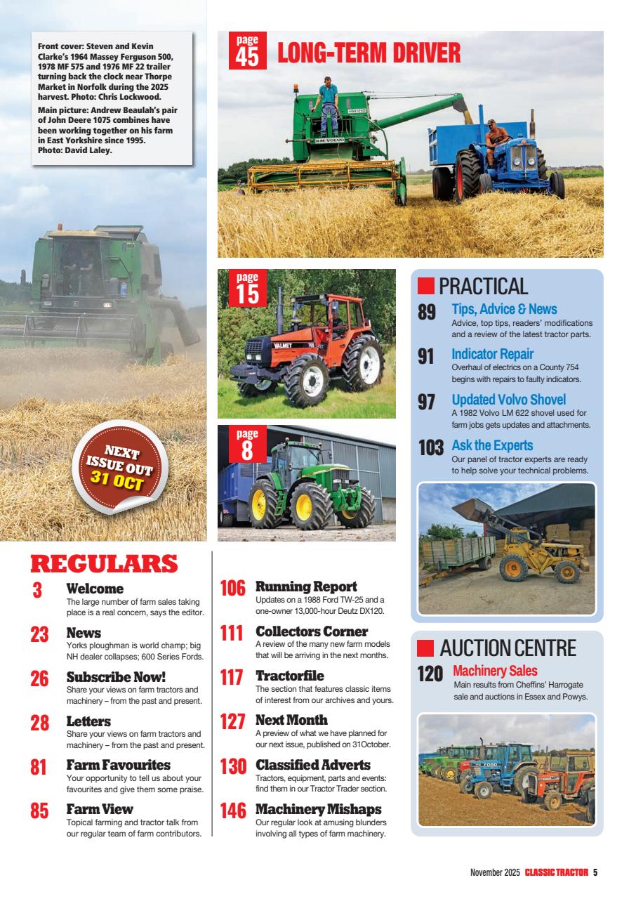Classic Tractor Preview Pages