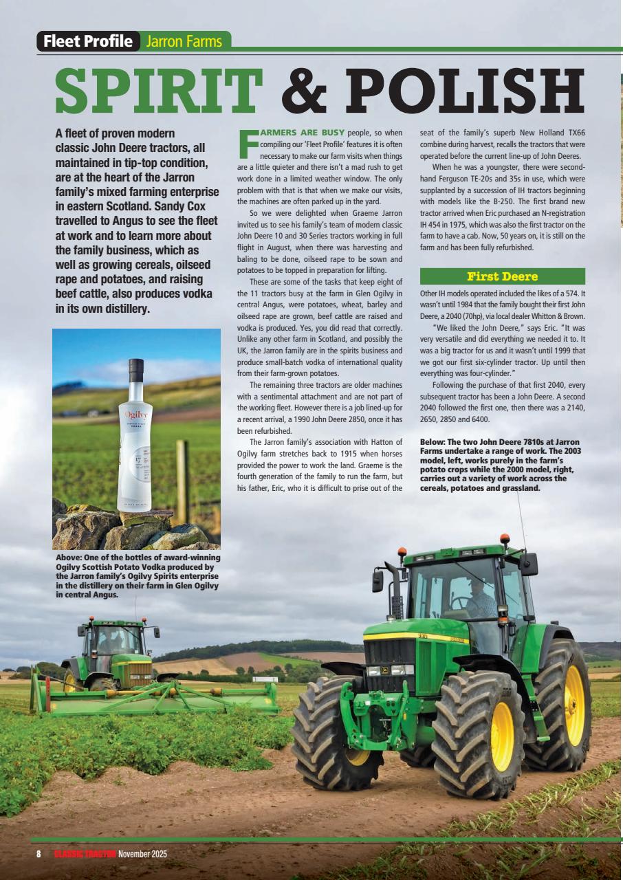 Classic Tractor Preview Pages