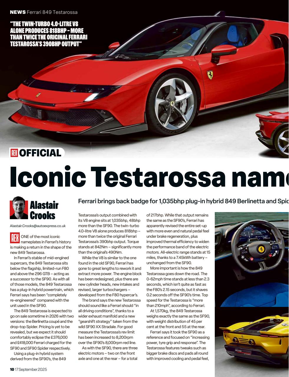 Auto Express Preview Pages