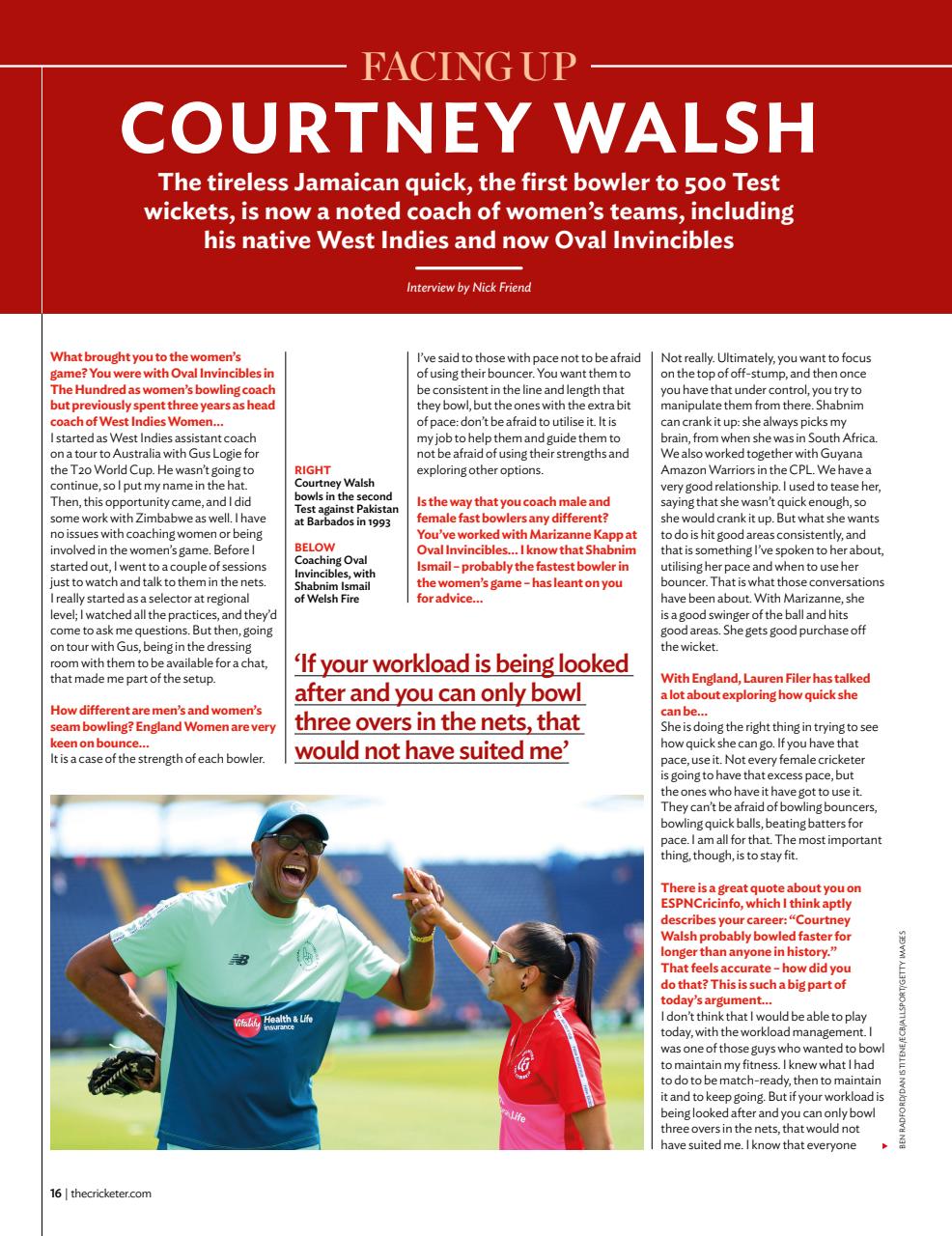 The Cricketer Magazine Preview Pages