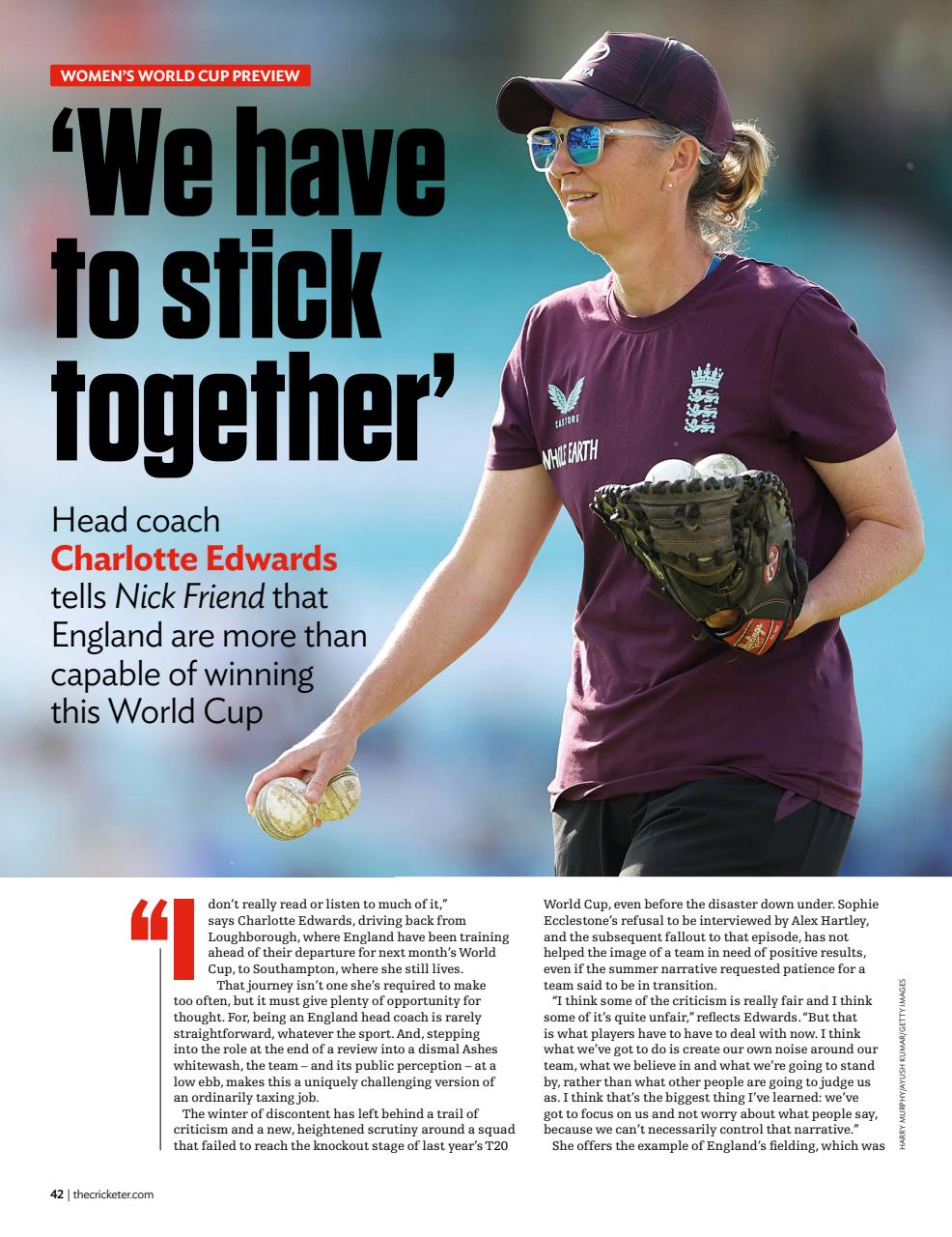 The Cricketer Magazine Preview Pages