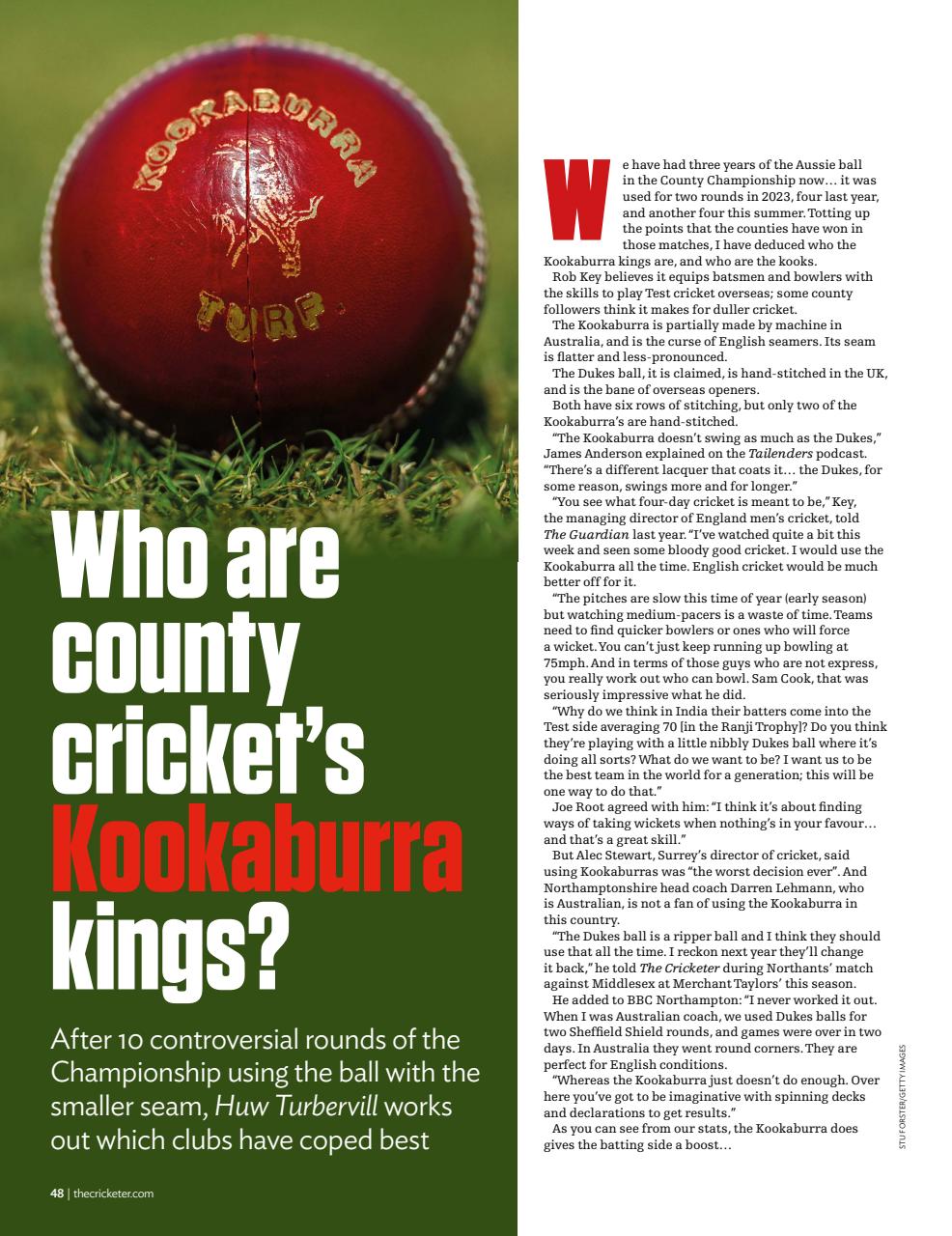 The Cricketer Magazine Preview Pages