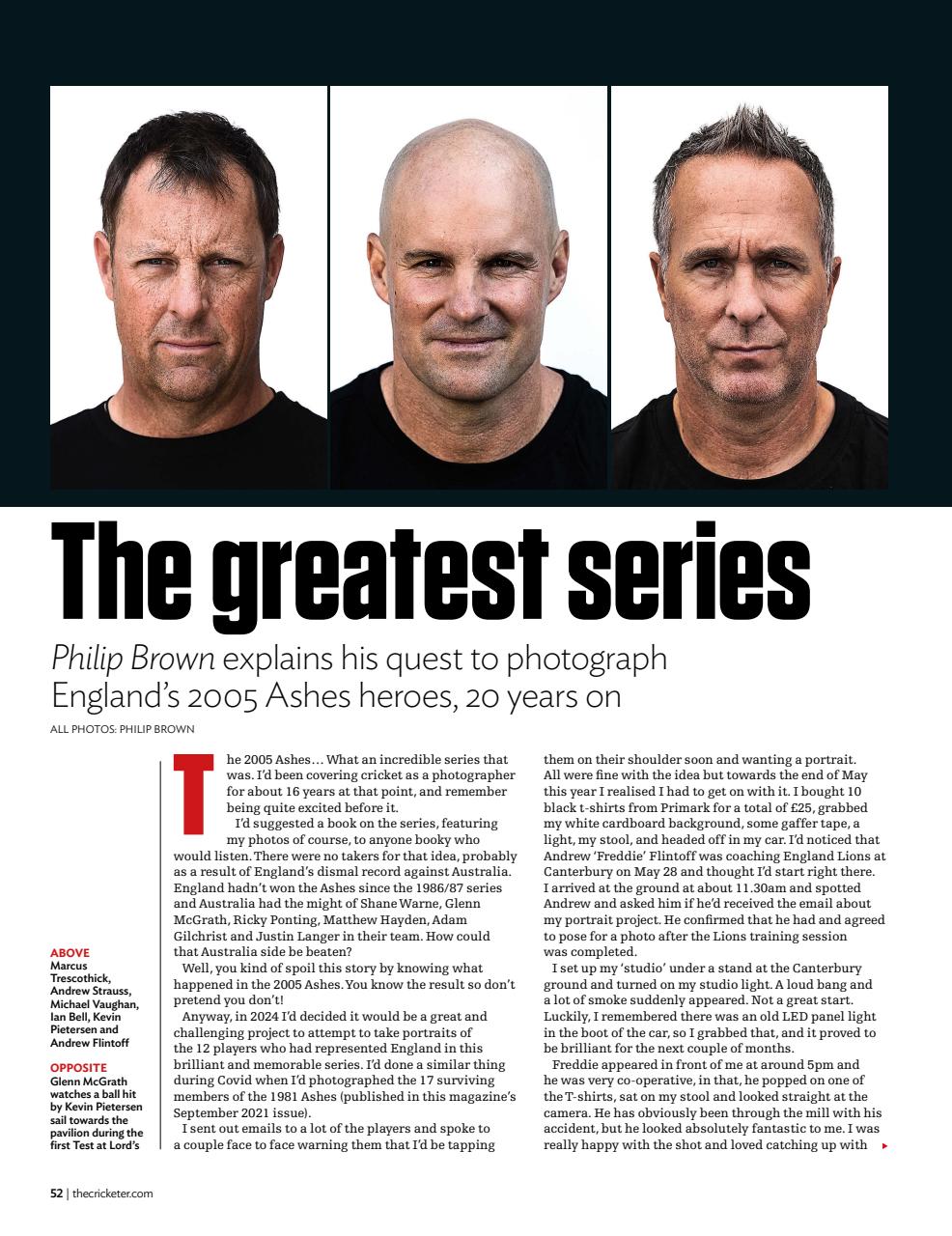 The Cricketer Magazine Preview Pages