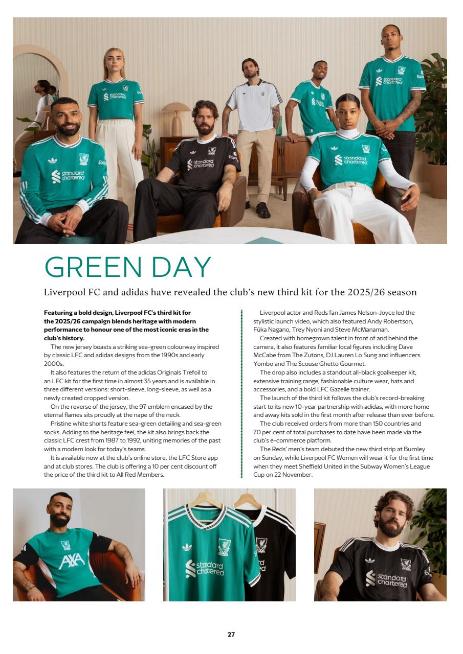 Liverpool FC Programmes Preview Pages