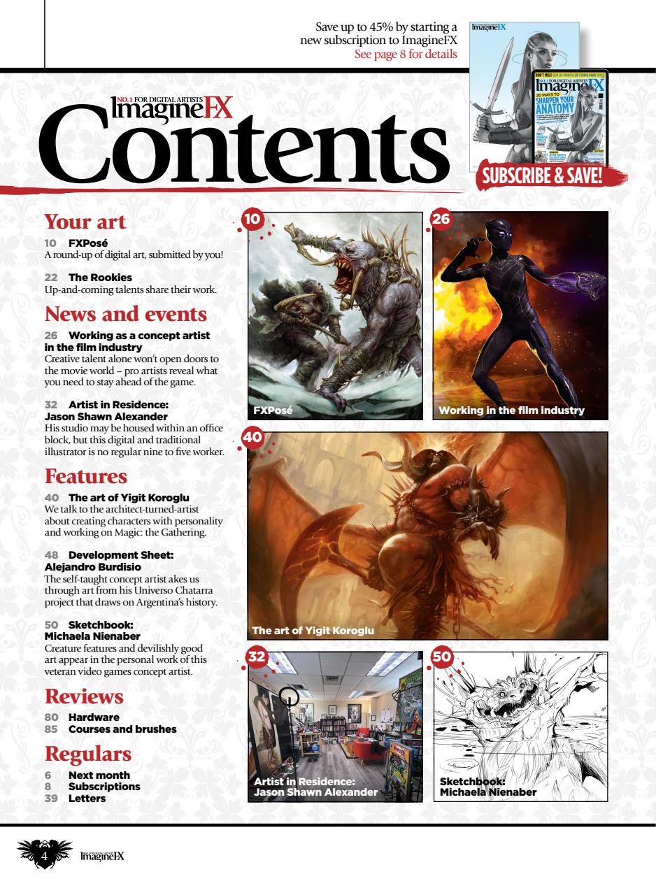 ImagineFX Preview Pages