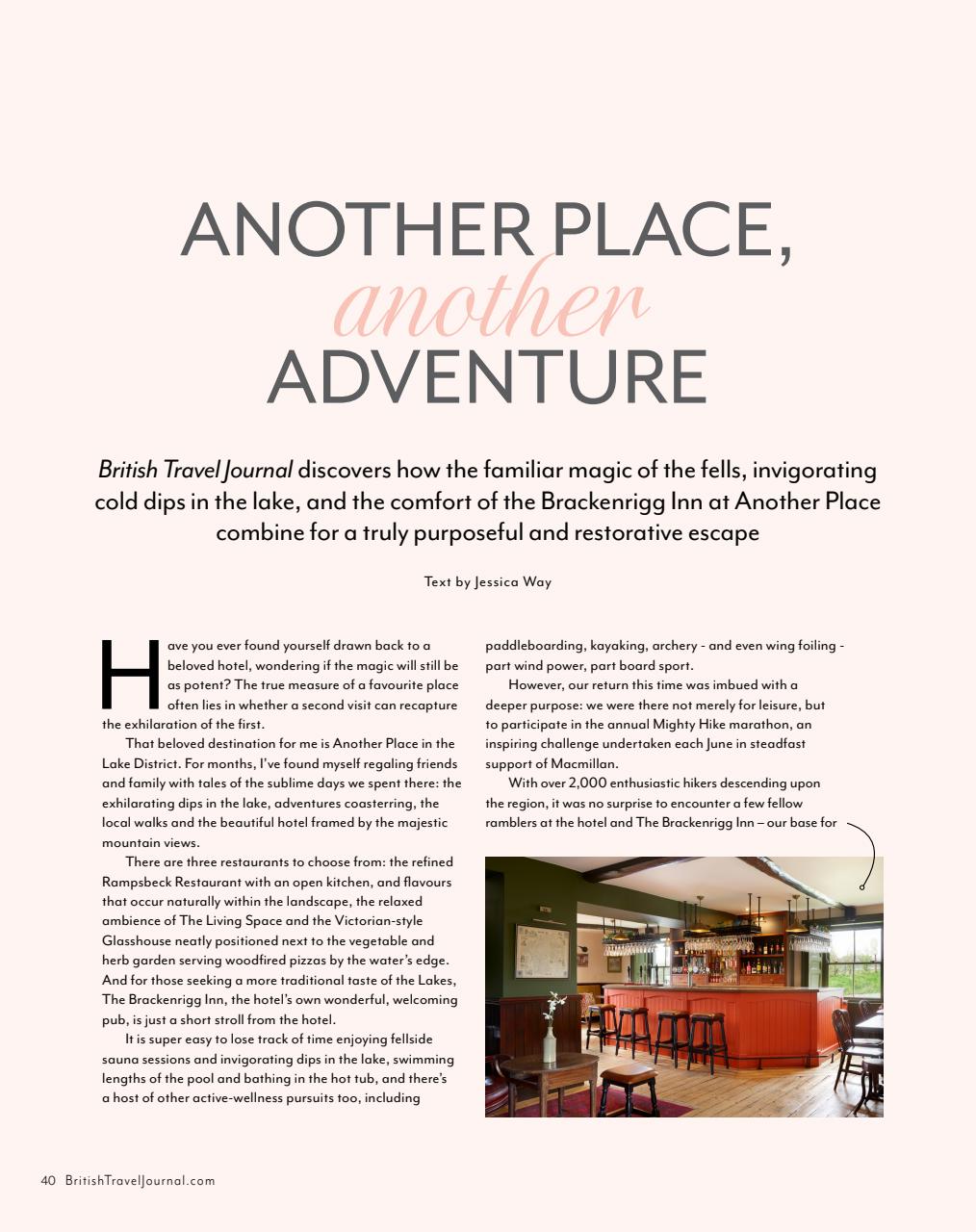 British Travel Journal Preview Pages