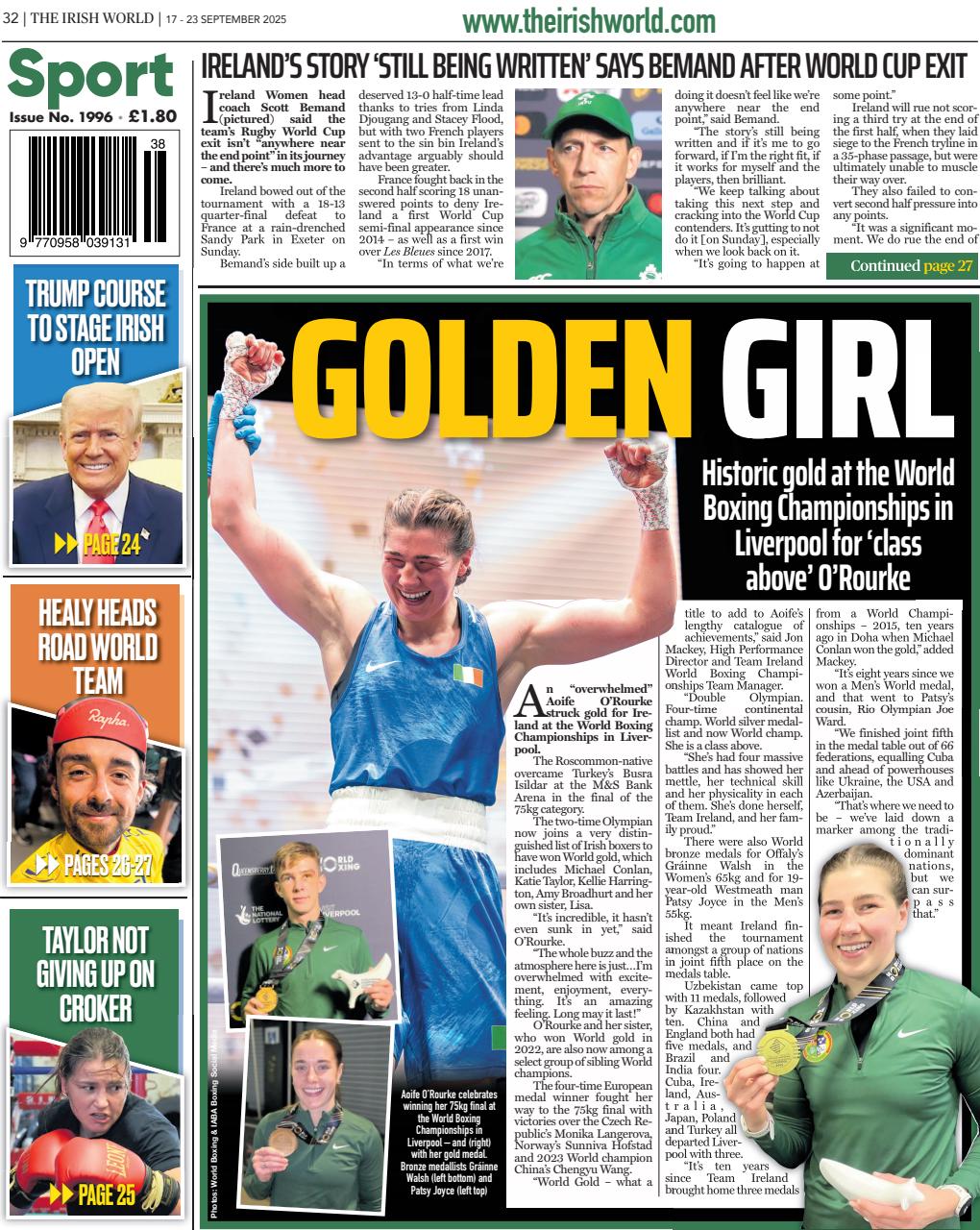 Irish World Preview Pages