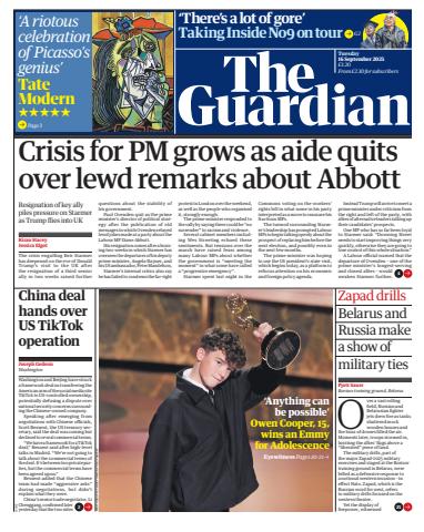 The Guardian Newspaper issue Tuesday, 16 September 2025