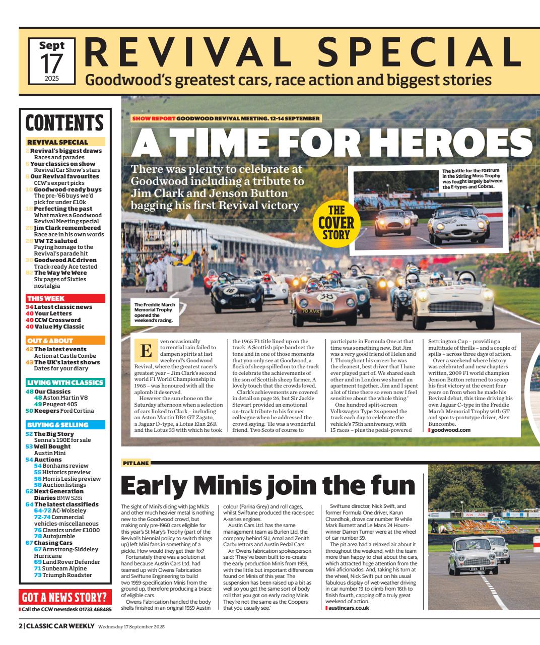 Classic Car Weekly Preview Pages