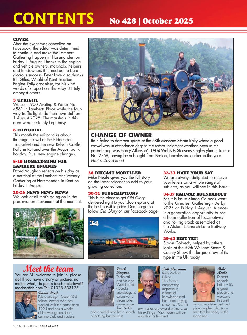 Old Glory Magazine Preview Pages