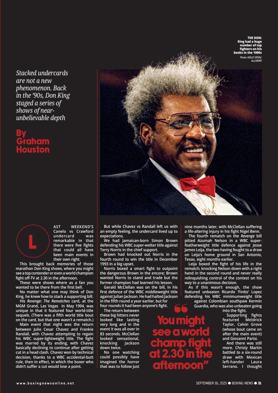 Boxing News Preview Pages