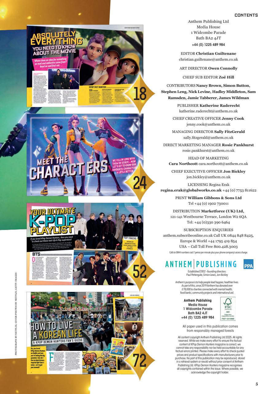 Anthem Screen Guides Preview Pages