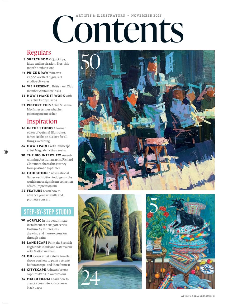 Artists & Illustrators Preview Pages