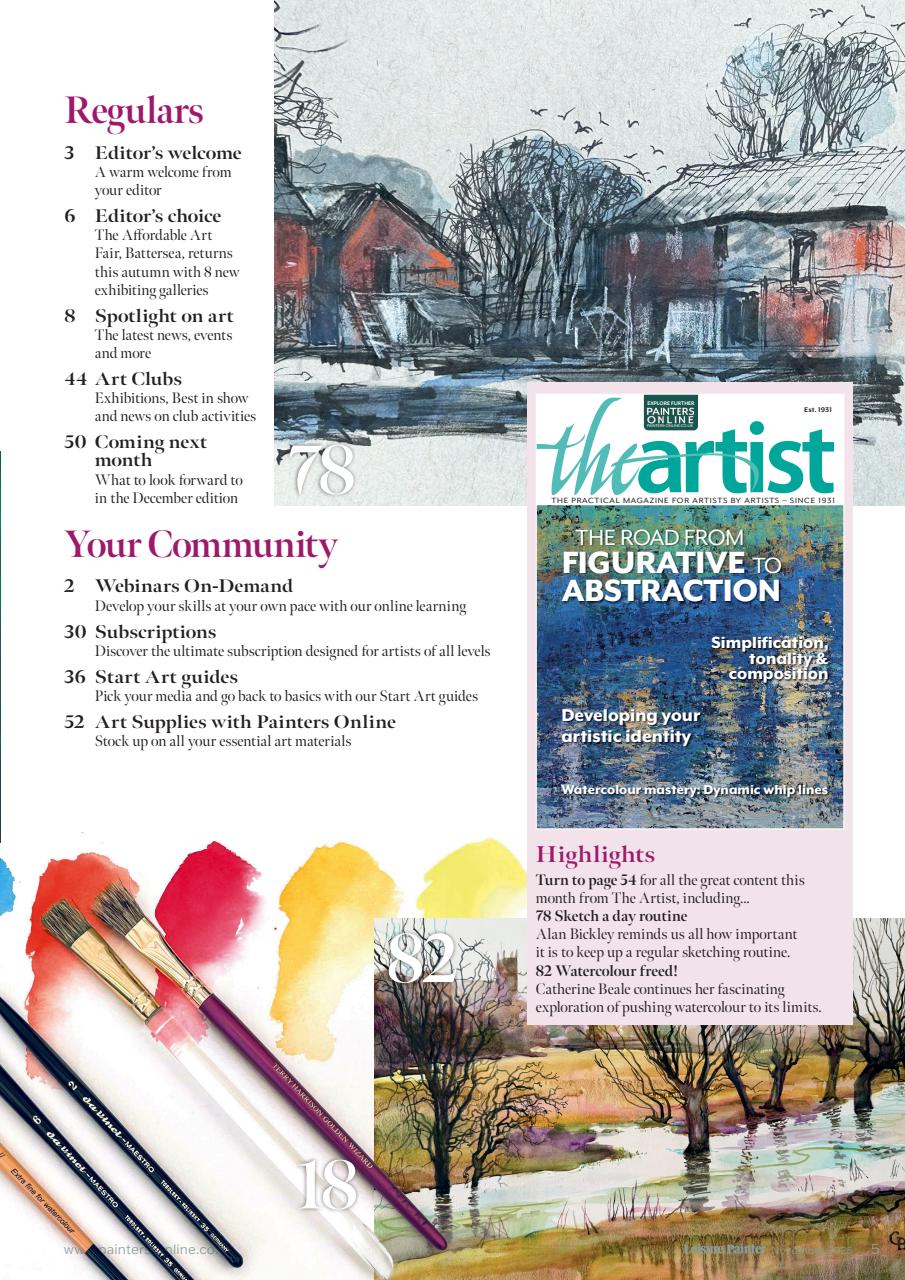 Leisure Painter & The Artist Preview Pages