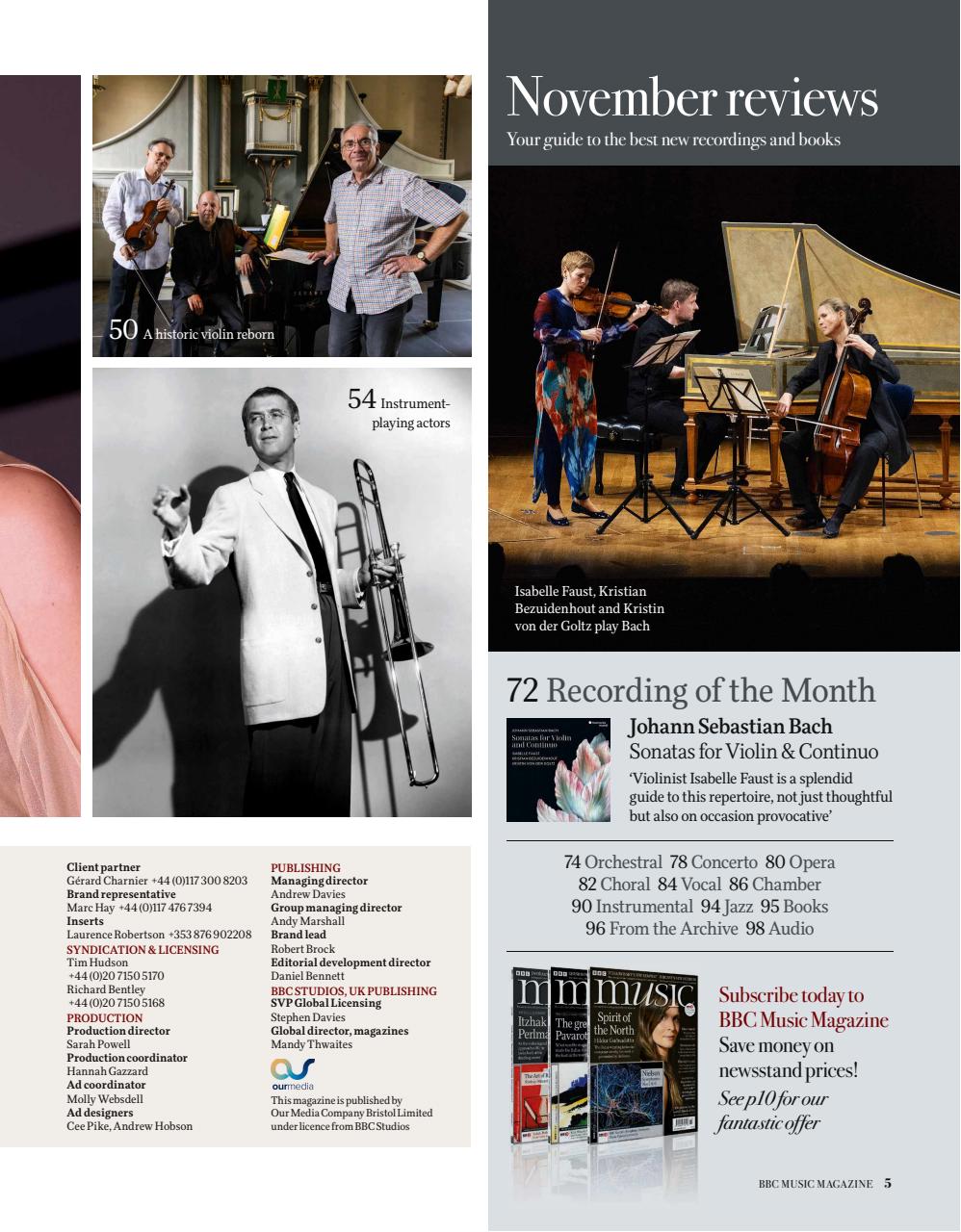 BBC Music Magazine Preview Pages