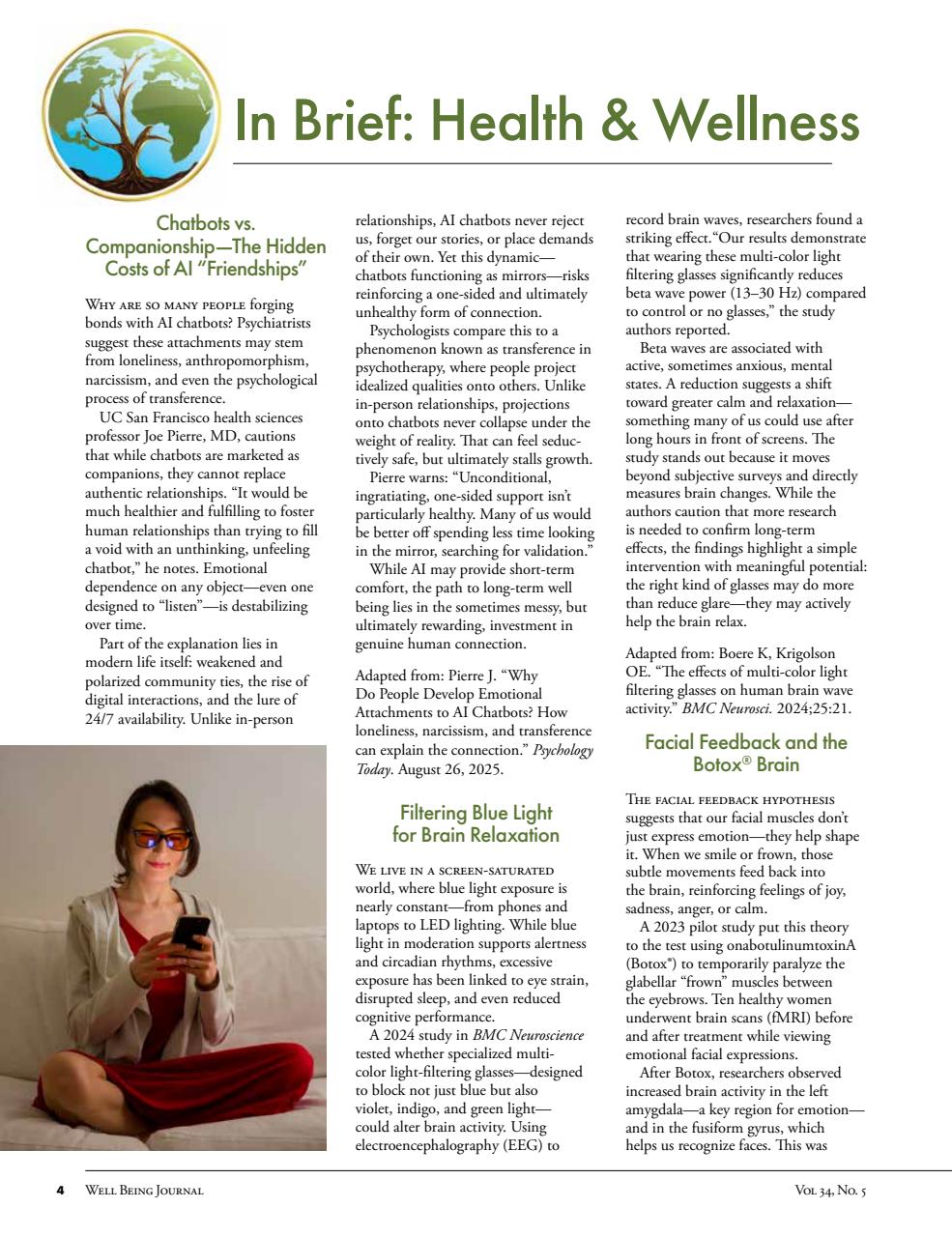 Well Being Journal Preview Pages