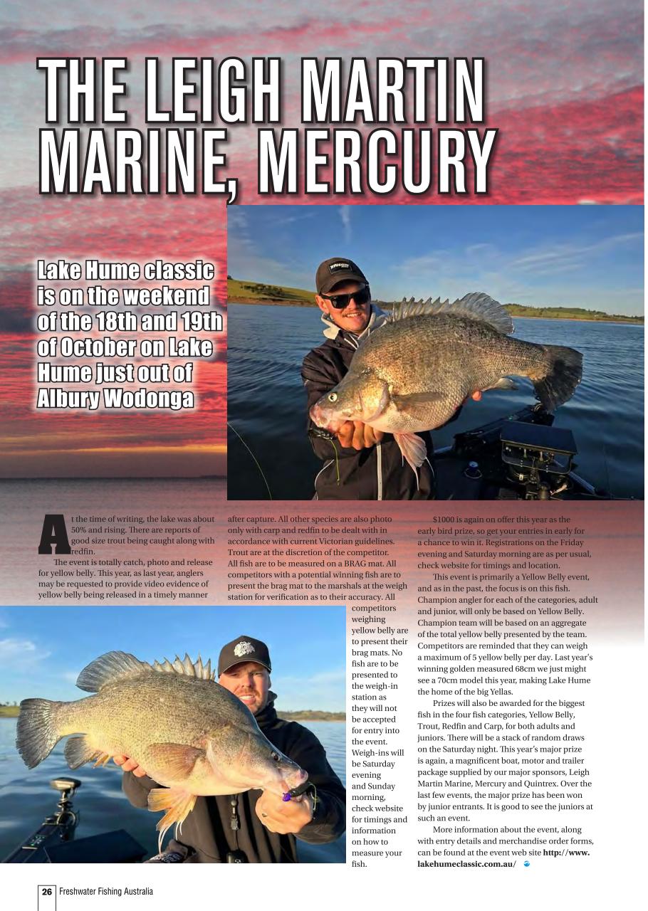 Freshwater Fishing Australia Preview Pages