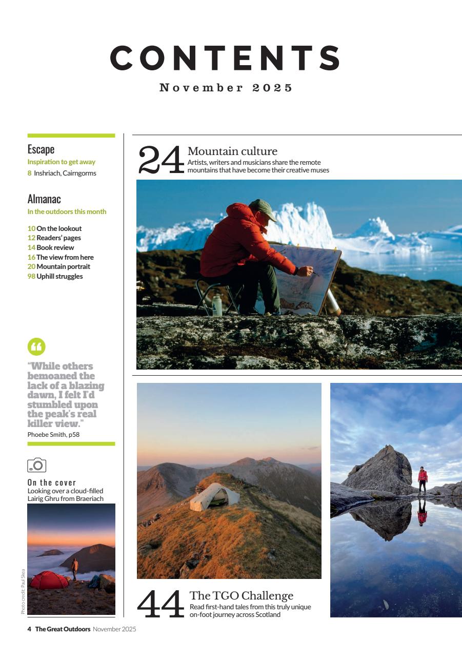 TGO - The Great Outdoors Magazine Preview Pages