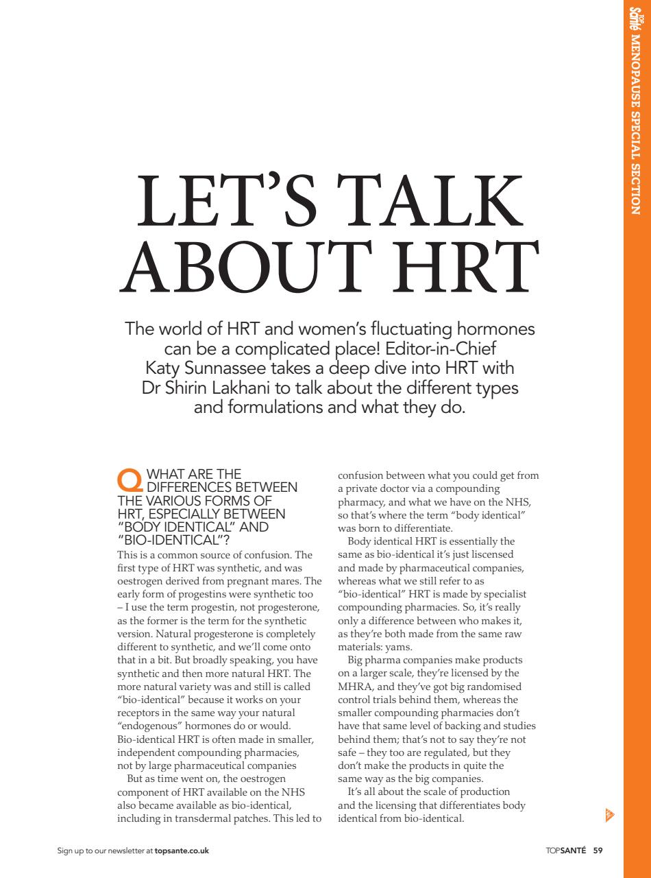 Top Sante Preview Pages