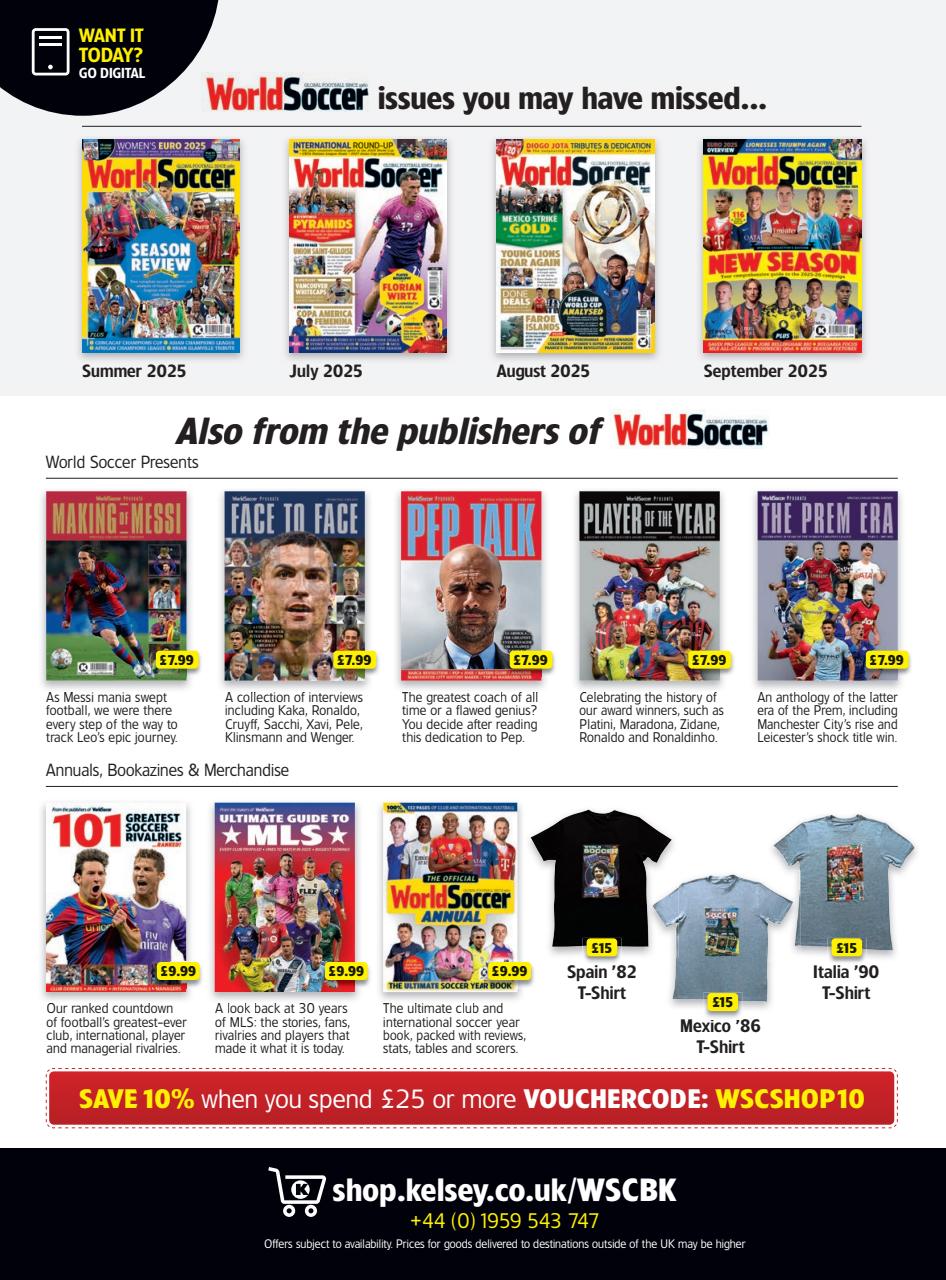 World Soccer Preview Pages