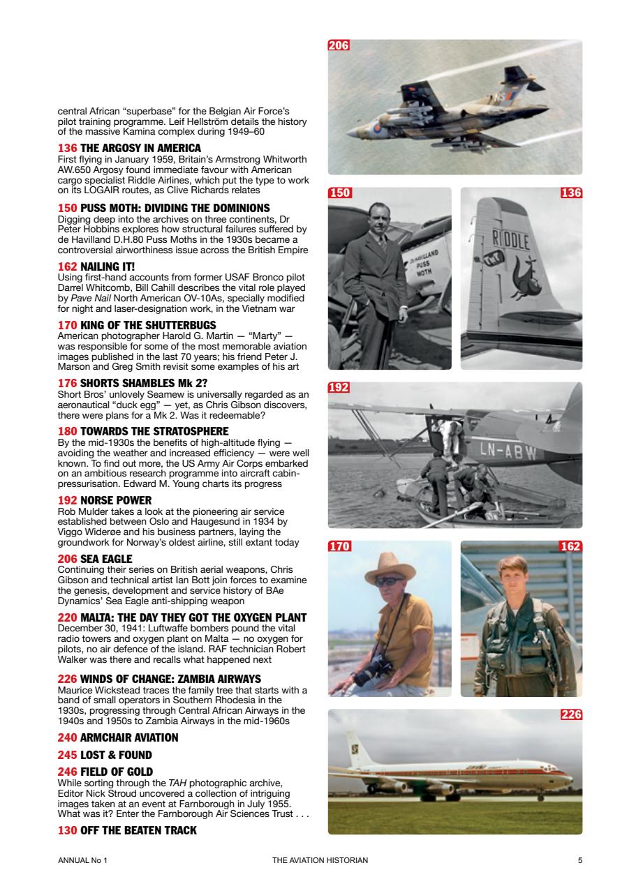 The Aviation Historian Magazine Preview Pages