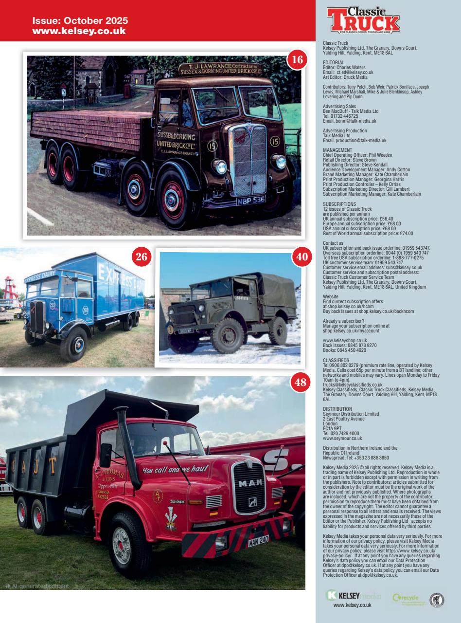 Classic Truck Preview Pages