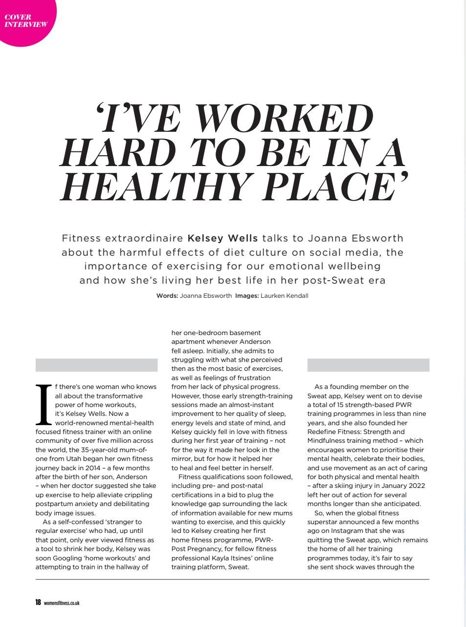 Women’s Fitness Preview Pages