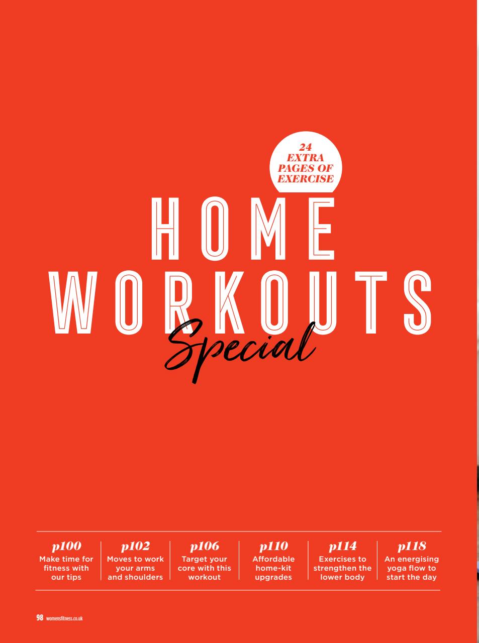 Women’s Fitness Preview Pages